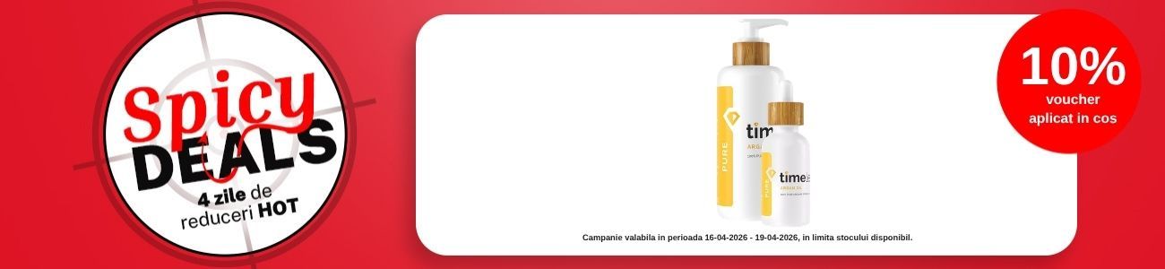 Promotie cu 10% voucher aplicat in cos la Timeless Skin - Spicy Deals