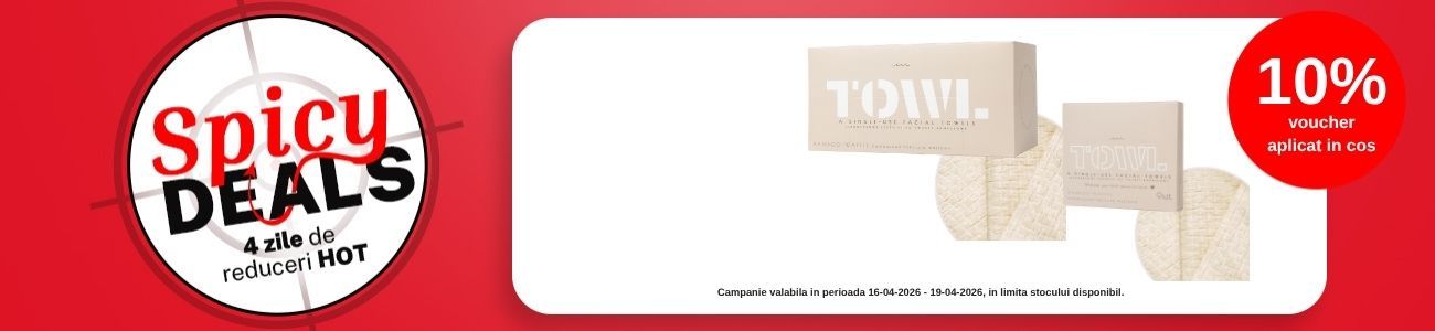 Promotie cu 10% voucher aplicat in cos la Towl - Spicy Deals