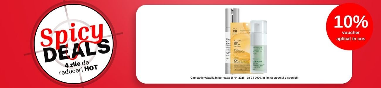 Promotie cu 10% voucher aplicat in cos la Vt Cosmetics - Spicy Deals