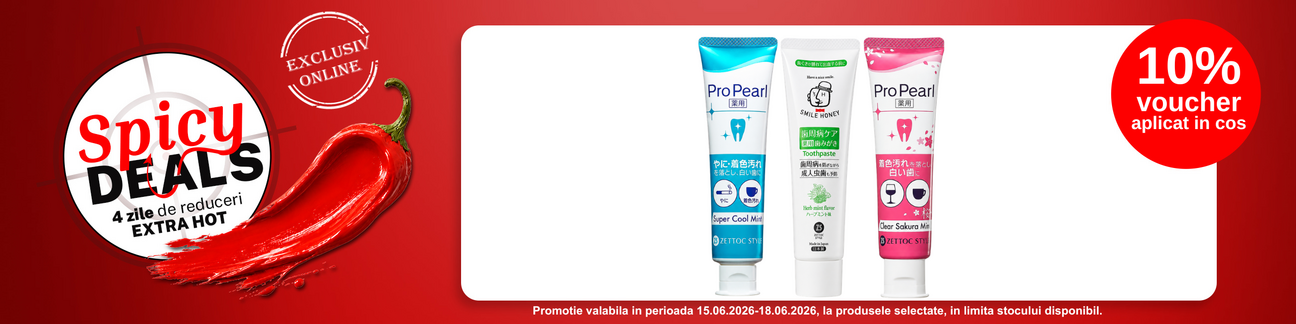 Promotie cu 10% voucher aplicat in cos la Zettoc - Spicy Deals