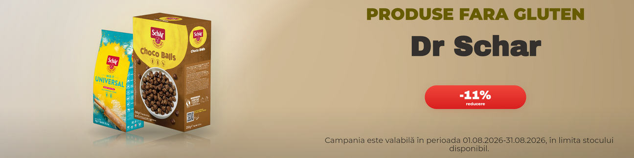 Promotie cu 11% reducere la Dr Schar
