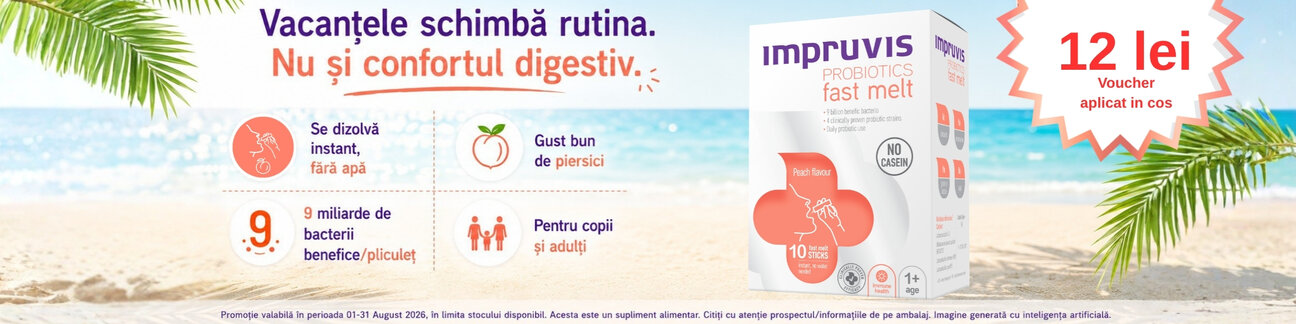 Promotie cu 12 lei voucher aplicat in cos la Impruvis