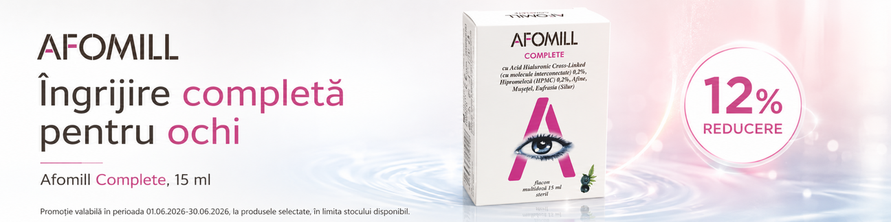 Promotie cu 12% reducere la Afomill
