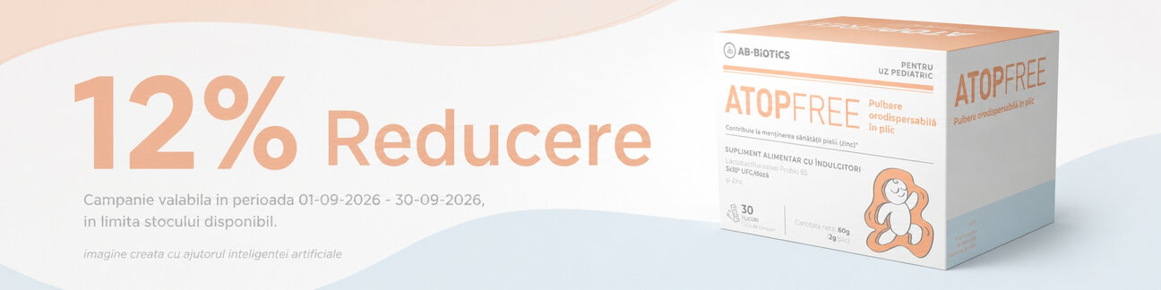 Promotie cu 12% reducere la Atopfree