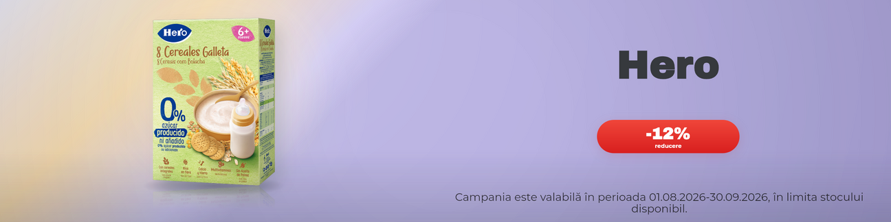 Promotie cu 12% reducere la Hero