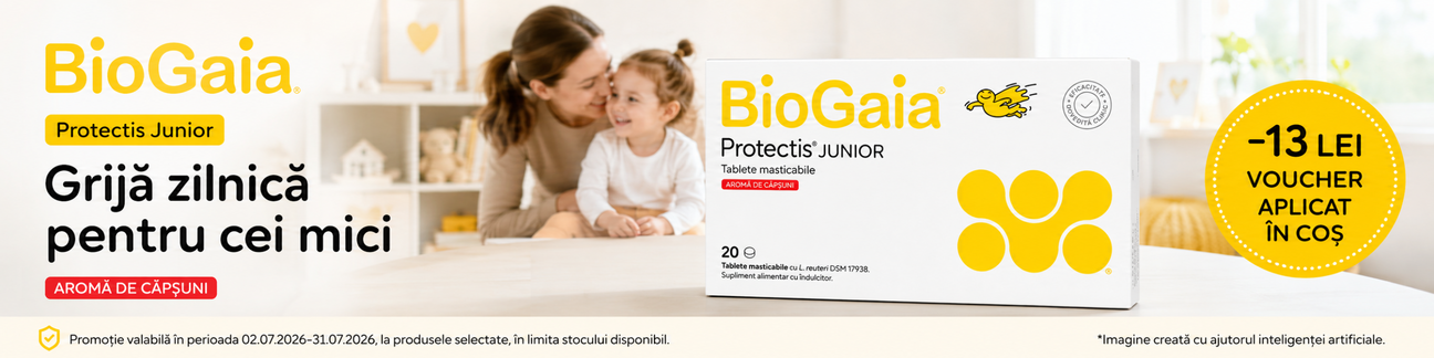 Promotie cu 13 lei voucher in aplicat in cos la Protectis Strawberry