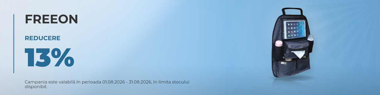 Promotie cu 13% reducere la Freeon