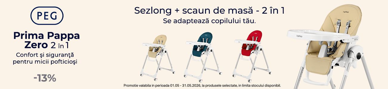 Promotie cu 13% reducere la Peg Perego Scaune de Masa