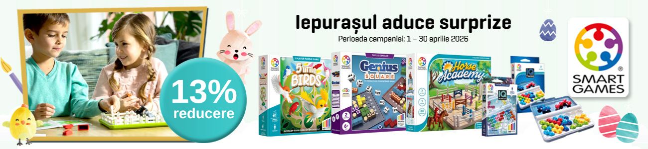 Promotie cu 13% reducere la Smart Games