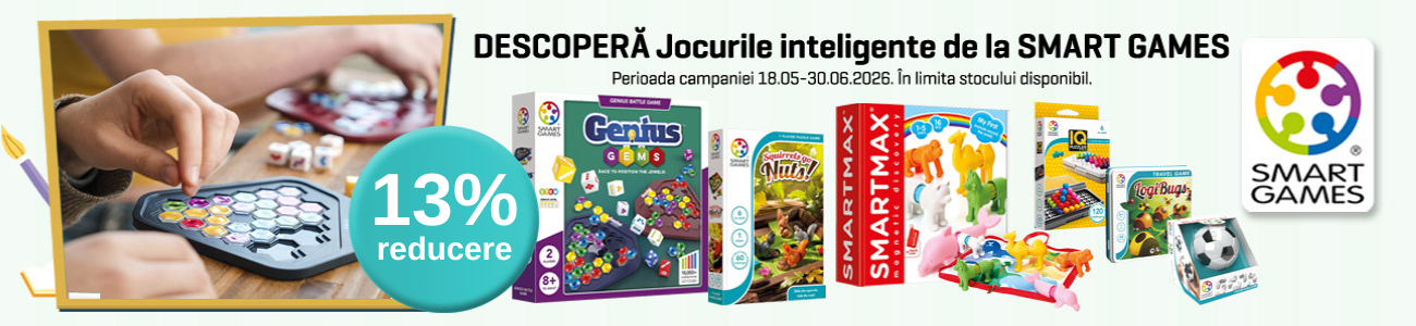 Promotie cu 13% reducere la Smart Games - Ziua Copilului