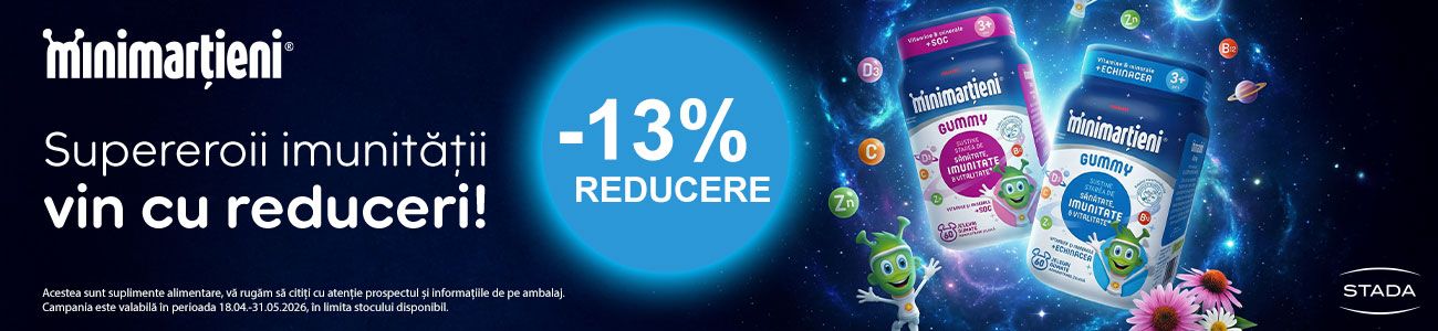 Promotie cu 13% reducere la Walmark Minimartieni
