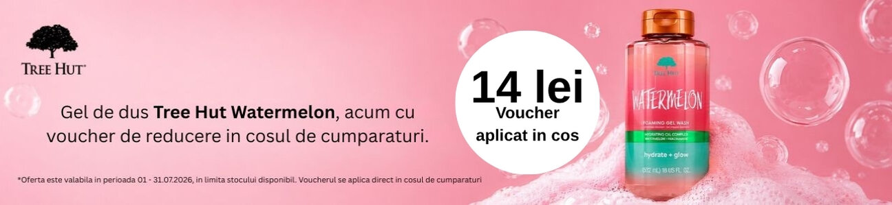 Promotie cu 14 lei voucher aplicat in cos la Tree Hut