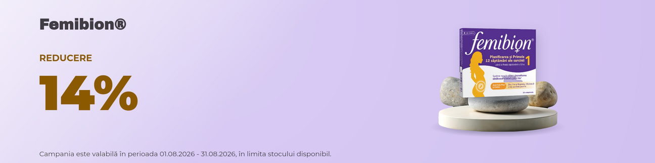 Promotie cu 14% reducere la Femibion®