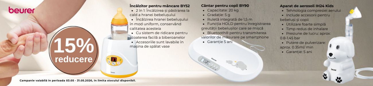 Promotie cu 15% reducere la Beurer