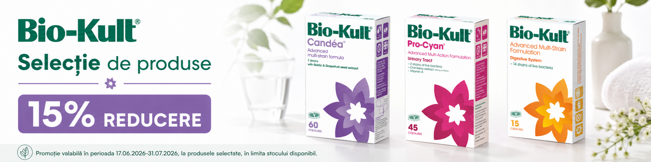 Promotie cu 15% reducere la Bio-Kult