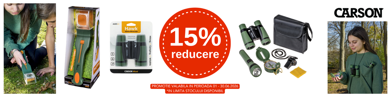 Promotie cu 15% reducere la Carson