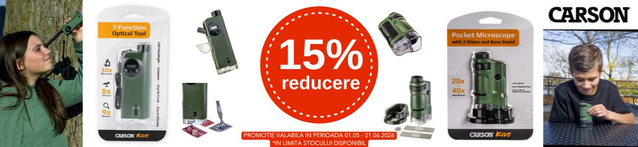 Promotie cu 15% reducere la Carson