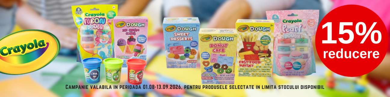 Promotie cu 15% reducere la Crayola