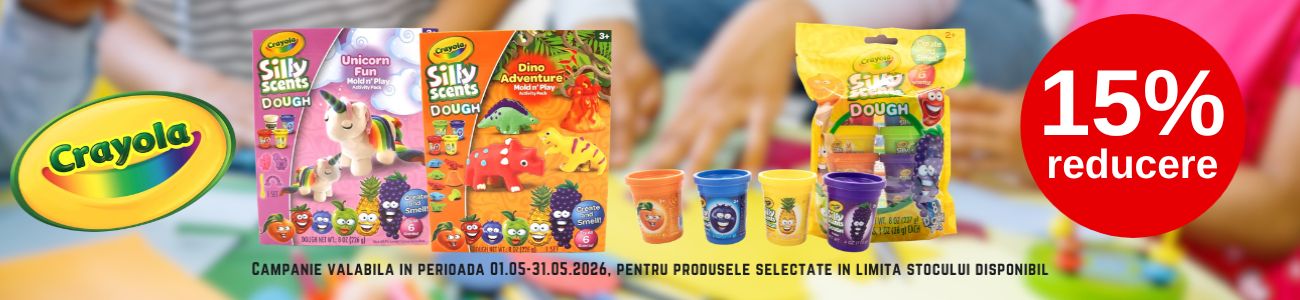 Promotie cu 15% reducere la Crayola