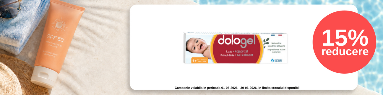 Promotie cu 15% reducere la Dologel