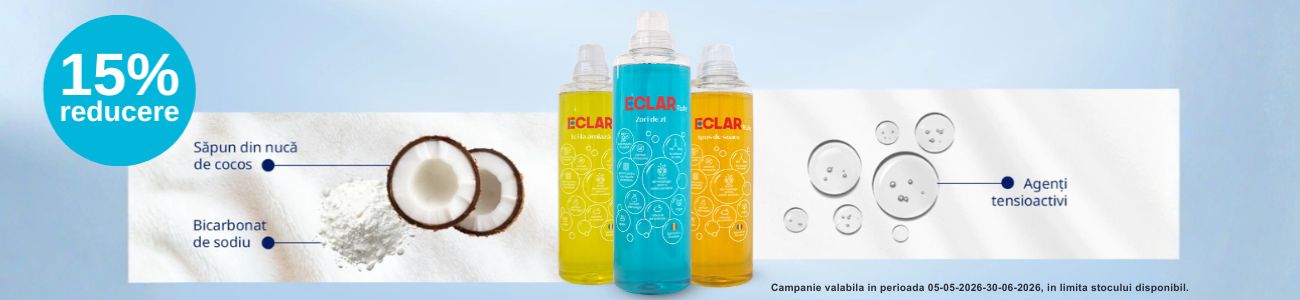 Promotie cu 15% reducere la Eclar Detergent