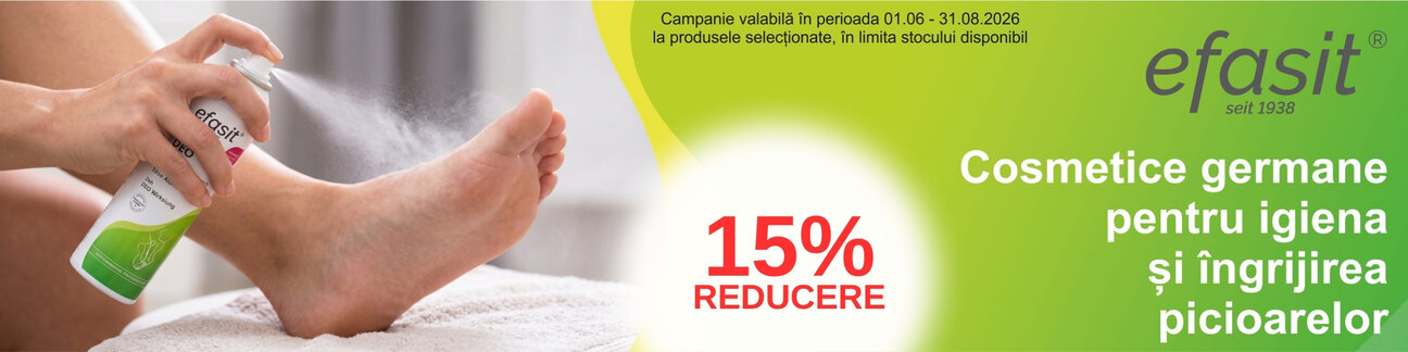 Promotie cu 15% reducere la Efasit