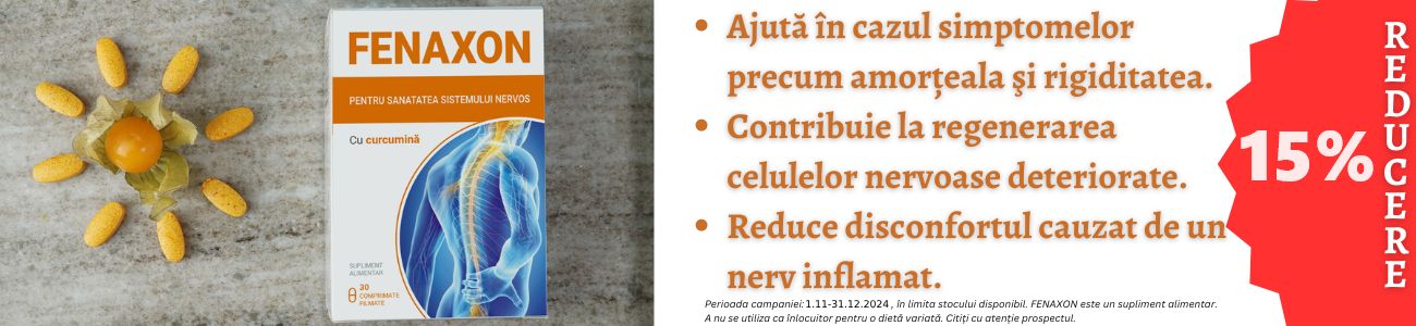 Promotie cu 15% reducere la Fenaxon