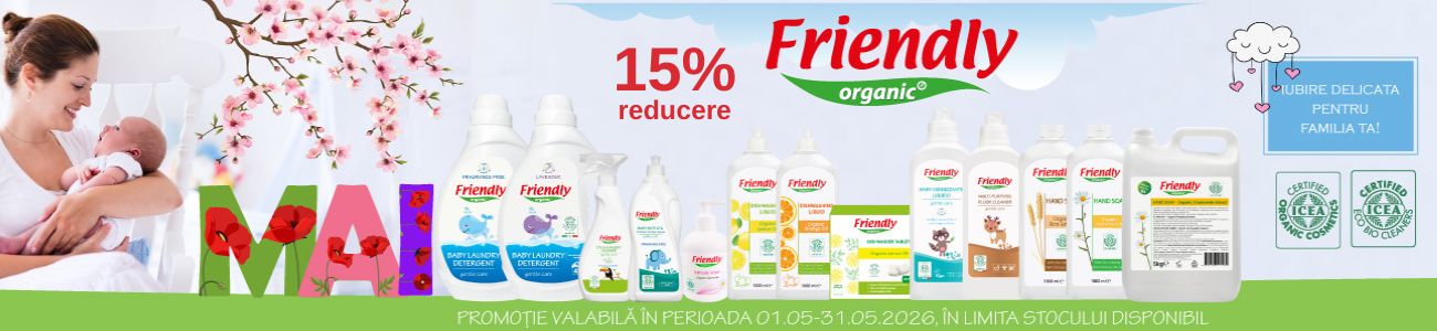 Promotie cu 15% reducere la Friendly