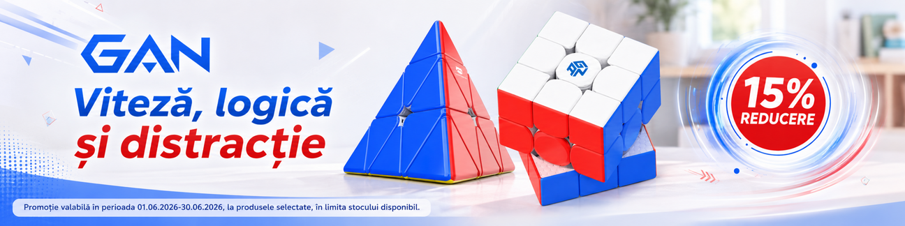 Promotie cu 15% reducere la Gan Cub Rubik