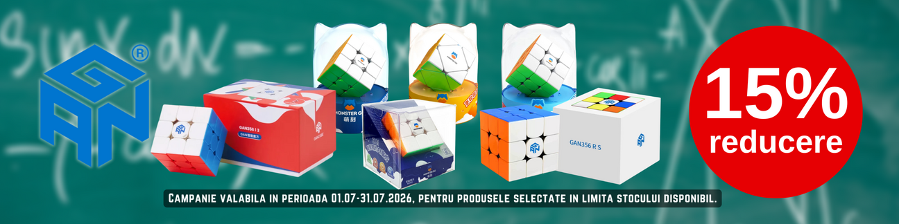 Promotie cu 15% reducere la Gancube