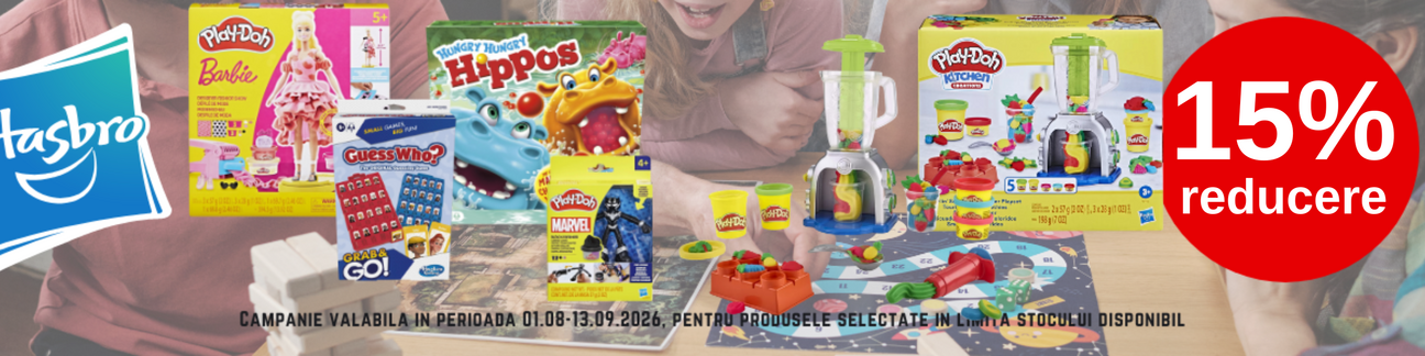 Promotie cu 15% reducere la Hasbro