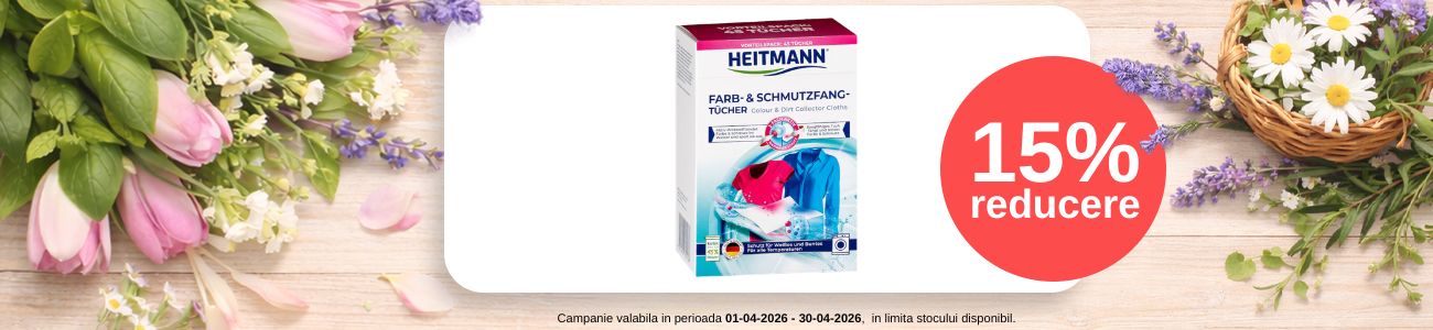 Promotie cu 15% reducere la Heitmann