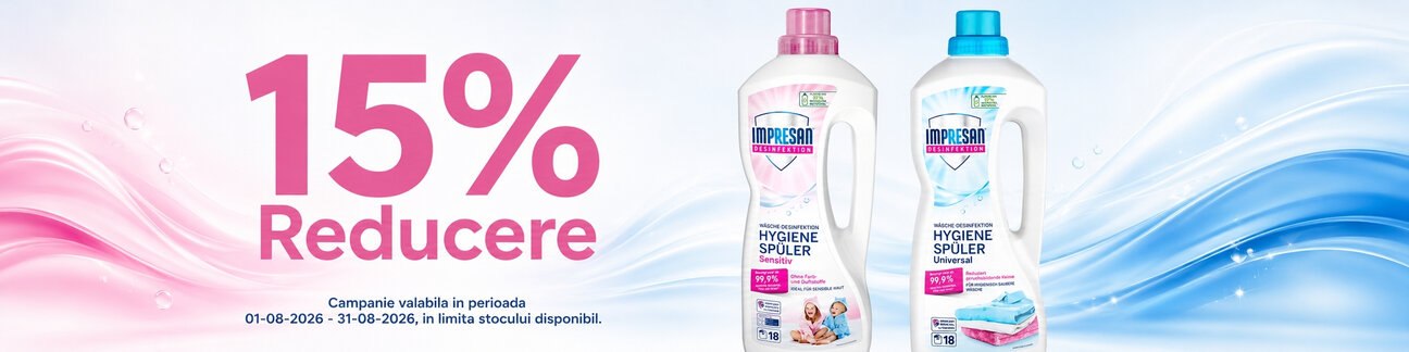 Promotie cu 15% reducere la Impresan
