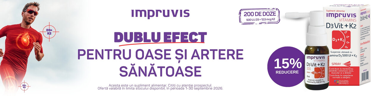 Promotie cu 15% reducere la Impruvis