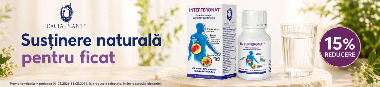 Promotie cu 15% reducere la Interferonat