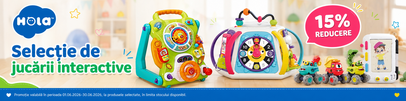 Promotie cu 15% reducere la Jucarii Bebe