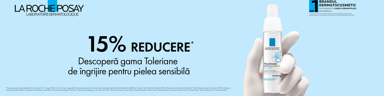 Promotie cu 15% reducere la La Roche Posay Toleriane