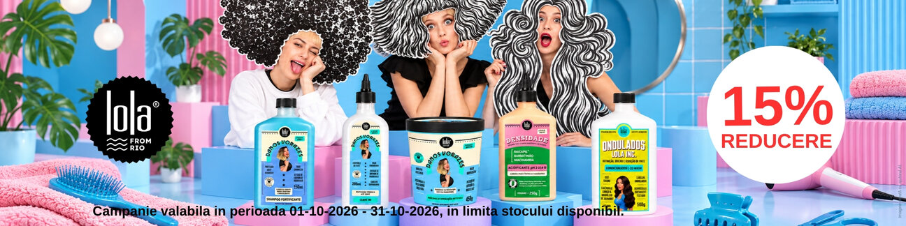 Promotie cu 15% reducere la Lola Cosmetics