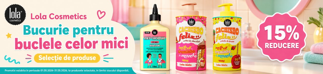 Promotie cu 15% reducere la Lola Cosmetics