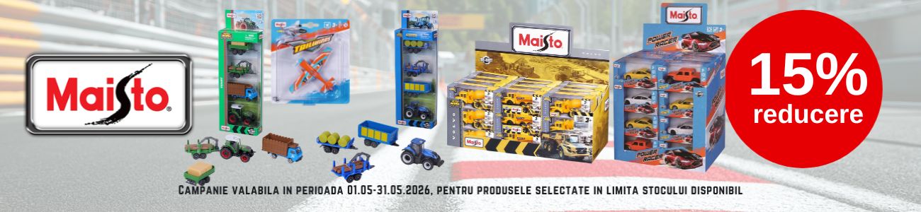 Promotie cu 15% reducere la Maisto