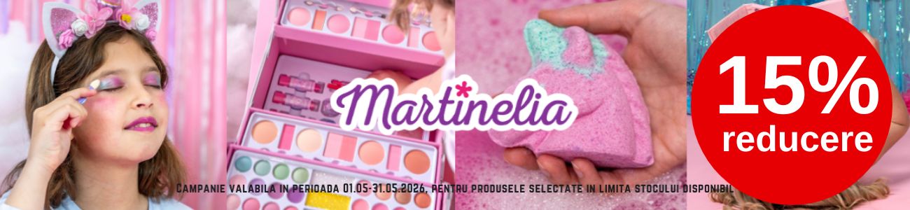 Promotie cu 15% reducere la Martinelia