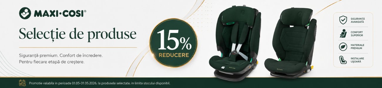 Promotie cu 15% reducere la Maxi-Cosi