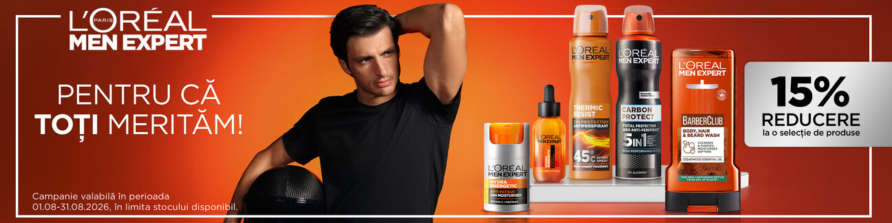 Promotie cu 15% reducere la Men Expert
