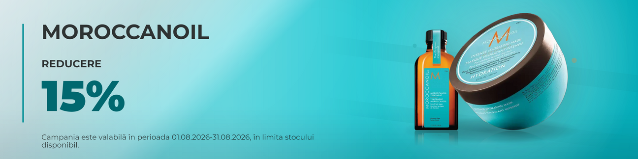 Promotie cu 15% reducere la Moroccanoil