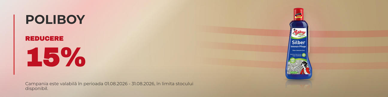 Promotie cu 15% reducere la Poliboy