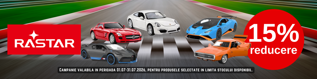 Promotie cu 15% reducere la Rastar