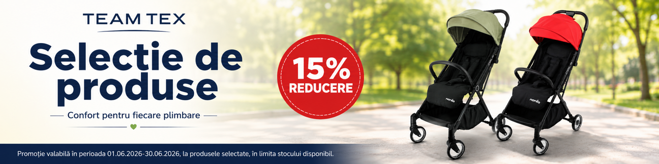 Promotie cu 15% reducere la Team Tex