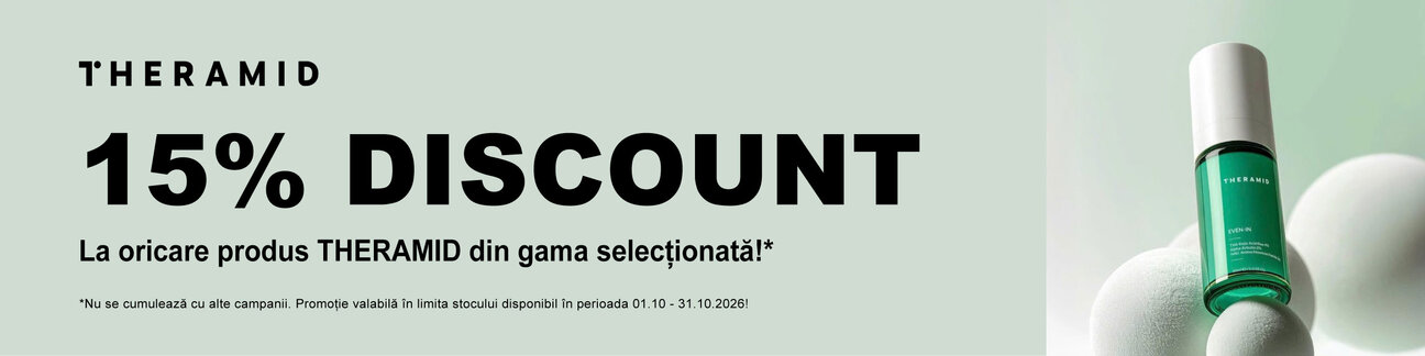 Promotie cu 15% reducere la Theramid