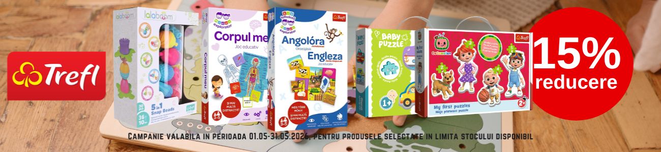 Promotie cu 15% reducere la Trefl