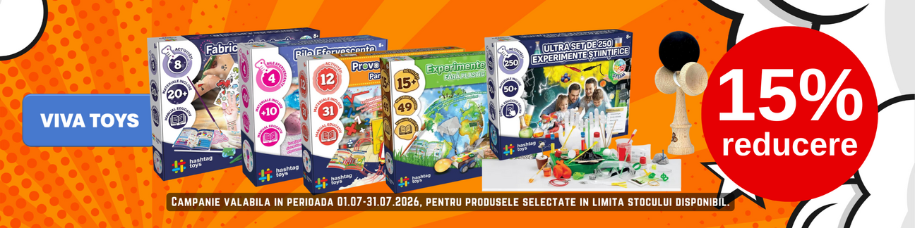 Promotie cu 15% reducere la Viva Toys